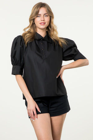 THML Collared button up blouse