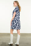 THML Navy Print Dress