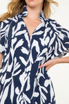 THML Navy Print Dress