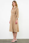 THML Neutral Stripe Midi