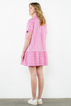 THML Stripe Drop Ruffle Dress