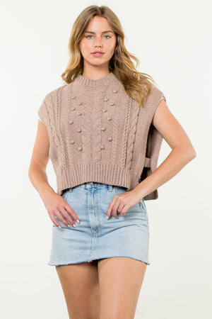 THML Poncho style sweater top