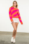 THML Asymmetrical Colorblock sweater