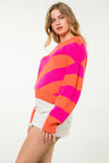 THML Asymmetrical Colorblock sweater