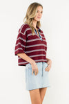 THML Vintage Stripe Pullover Top