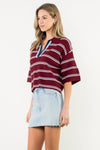 THML Vintage Stripe Pullover Top