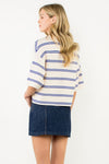 THML Vintage Stripe Pullover Top