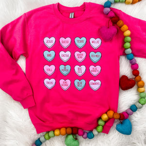 Texas Hearts Sweatshirt
