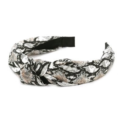 Snake print headband