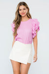 Classic THML Puff Sleeve Blouse