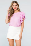 Classic THML Puff Sleeve Blouse
