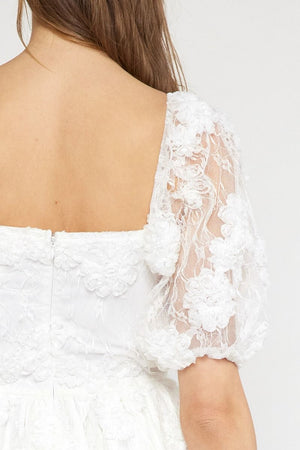 Vintage Lace overlay dress