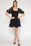 Vintage Lace overlay dress